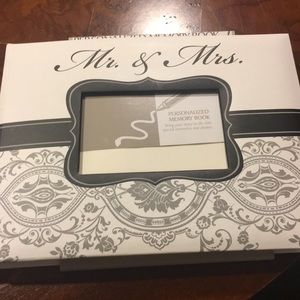Mr. and Mrs. personalized memory book